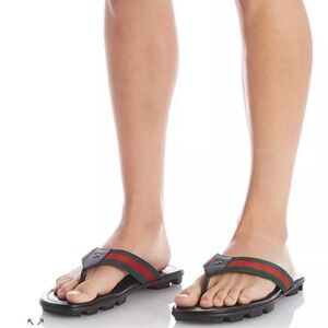 Size 9 Authentic Gucci Black Sandals Box and dust bags included  #Gucci #shoes